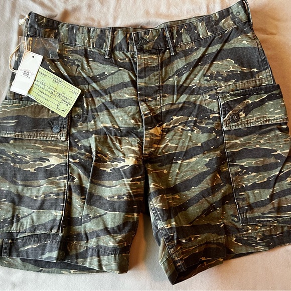 RRL Ralph Lauren Camouflage Cargo Shorts